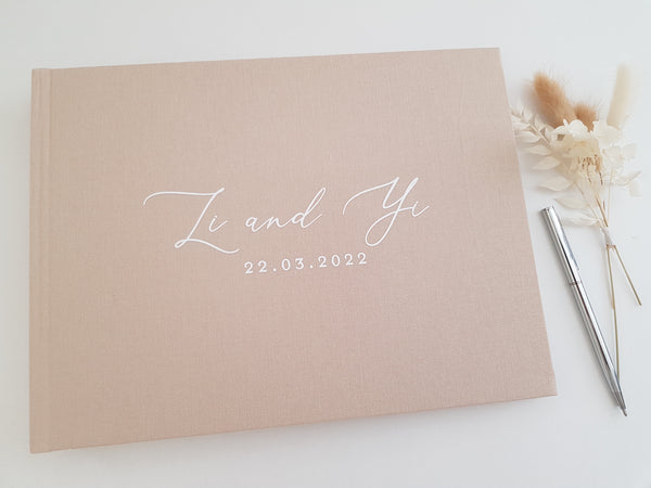 LIYI Linen Guest book POL2