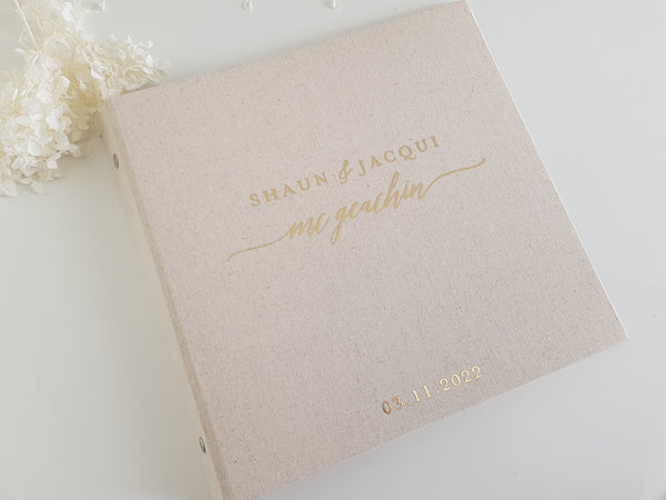 Personalised DIY guest book - Square