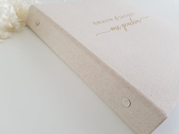 Personalised DIY guest book - Square