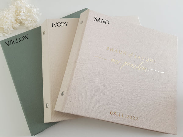 Personalised DIY guest book - Square