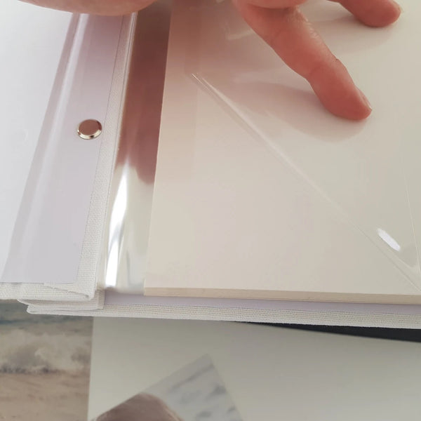 EVELYN Linen Self Adhesive Photo Album