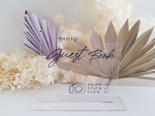Photo Guest Book sign
