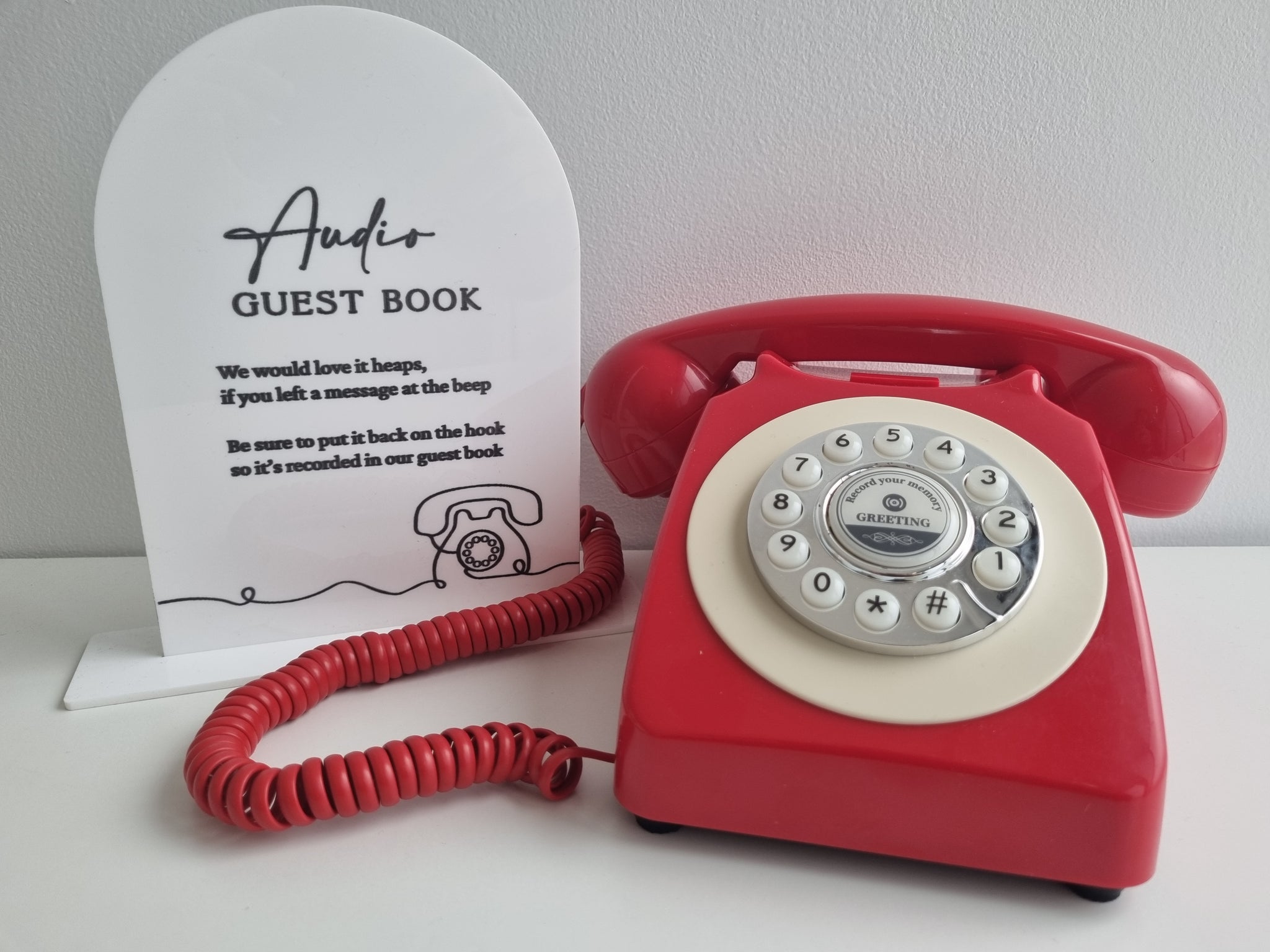 Audio Guest book (Manual booking)