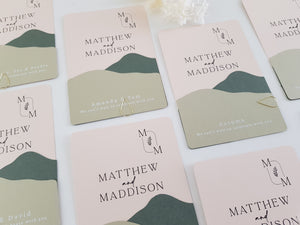 Valley Mountain - Wedding Invitation Suite