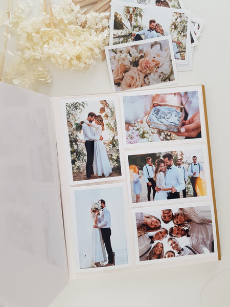 EVELYN Large capacity Linen Self Adhesive Photo Album 300