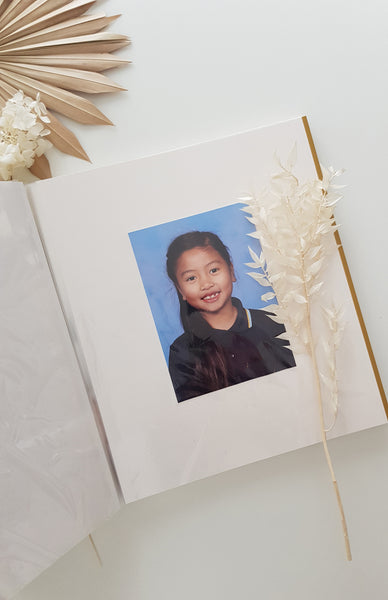 MY SCHOOL YEARS Personalised Large capacity Linen Self Adhesive School Photo Album