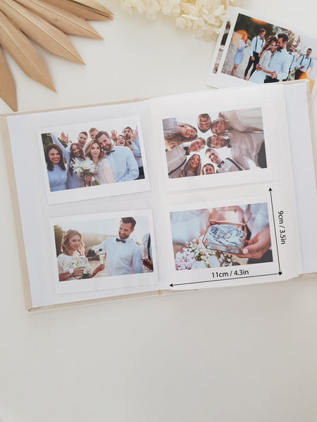 Personalised  Photo Album fits WIDE Instax polaroids