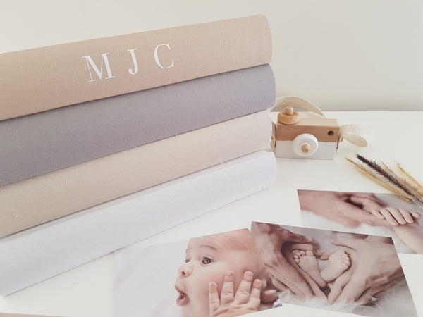 MARGO JOY Personalised Linen Dry Mount Photo Album
