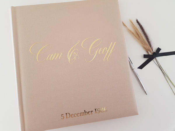 CAMY Linen Dry Mount Photo Album